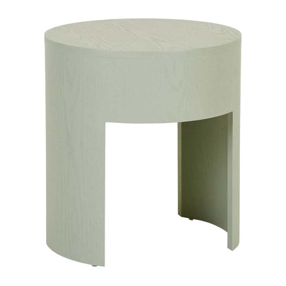 Oberon Crescent Bedside  Table