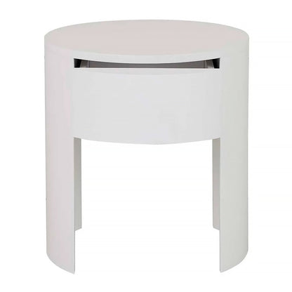 Oberon Crescent Bedside  Table