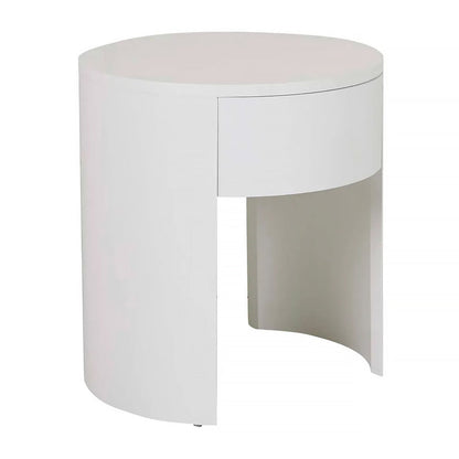Oberon Crescent Bedside  Table