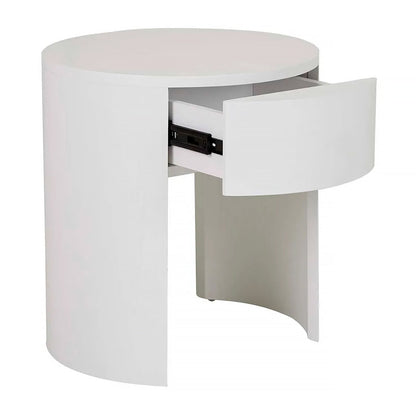 Oberon Crescent Bedside  Table