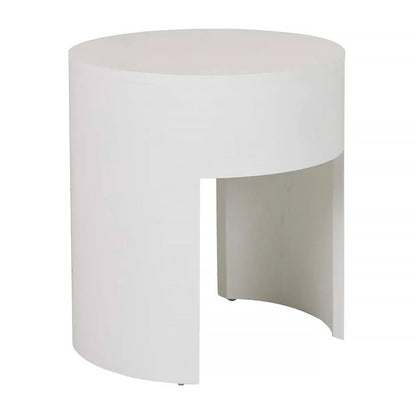 Oberon Crescent Bedside  Table