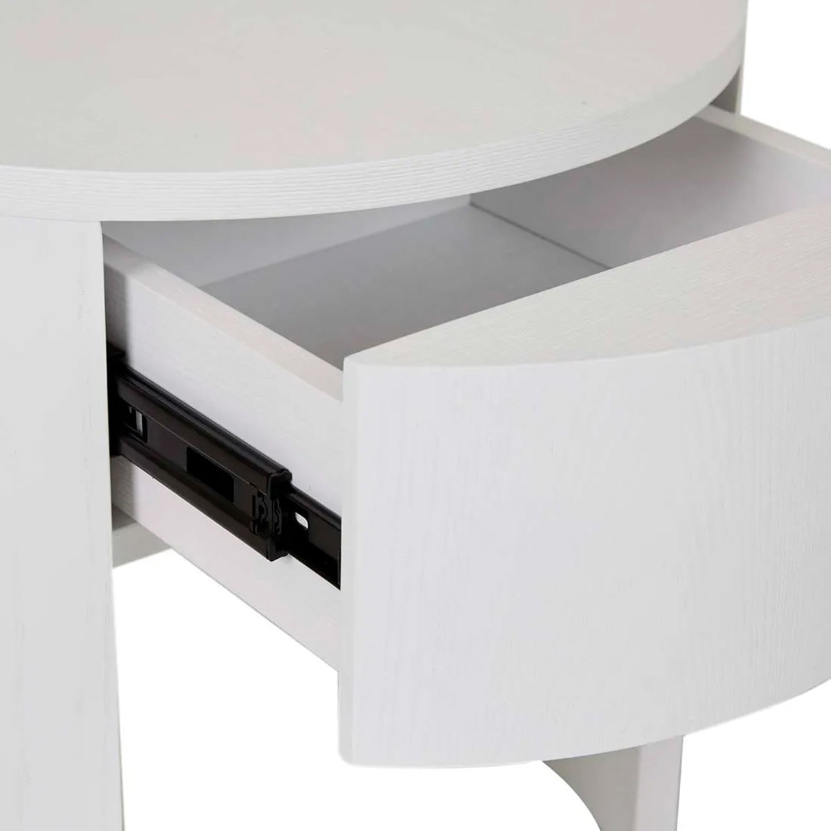 Oberon Crescent Bedside  Table