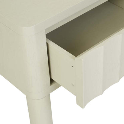 Oliver Fluted 1 Drawer Bedside Table