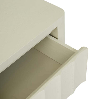 Oliver Fluted 1 Drawer Bedside Table