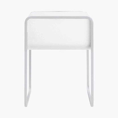 Leroy Brass Handle Bedside Table