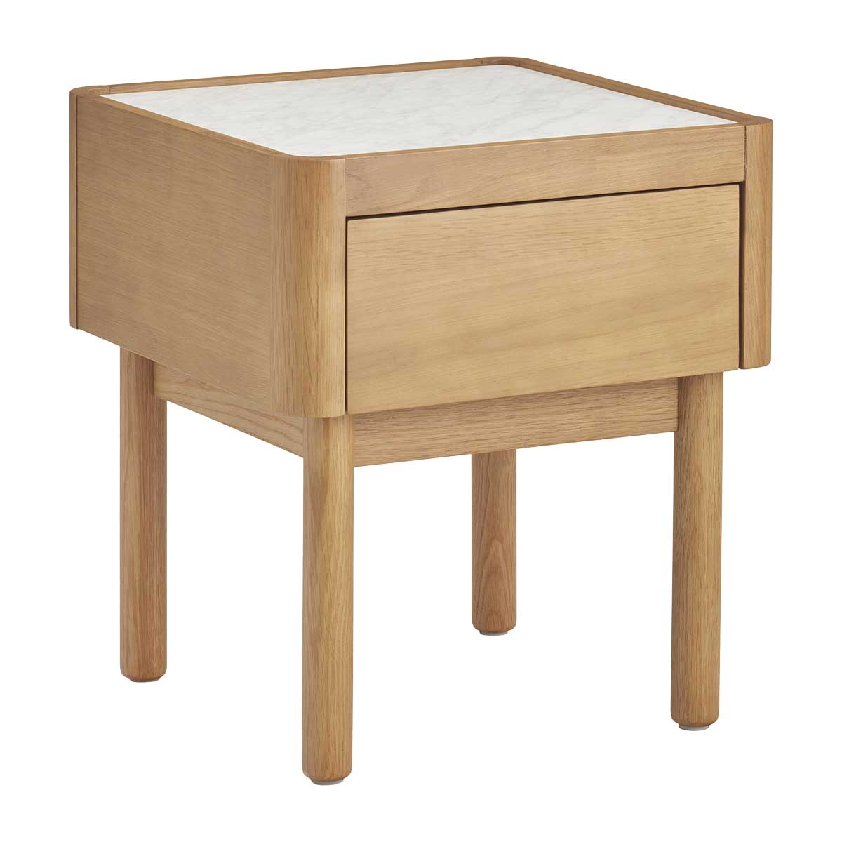 Norah Marble Bedside Table