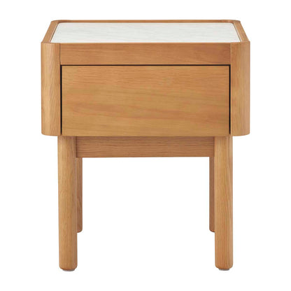 Norah Marble Bedside Table