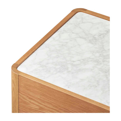 Norah Marble Bedside Table