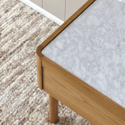 Norah Marble Bedside Table