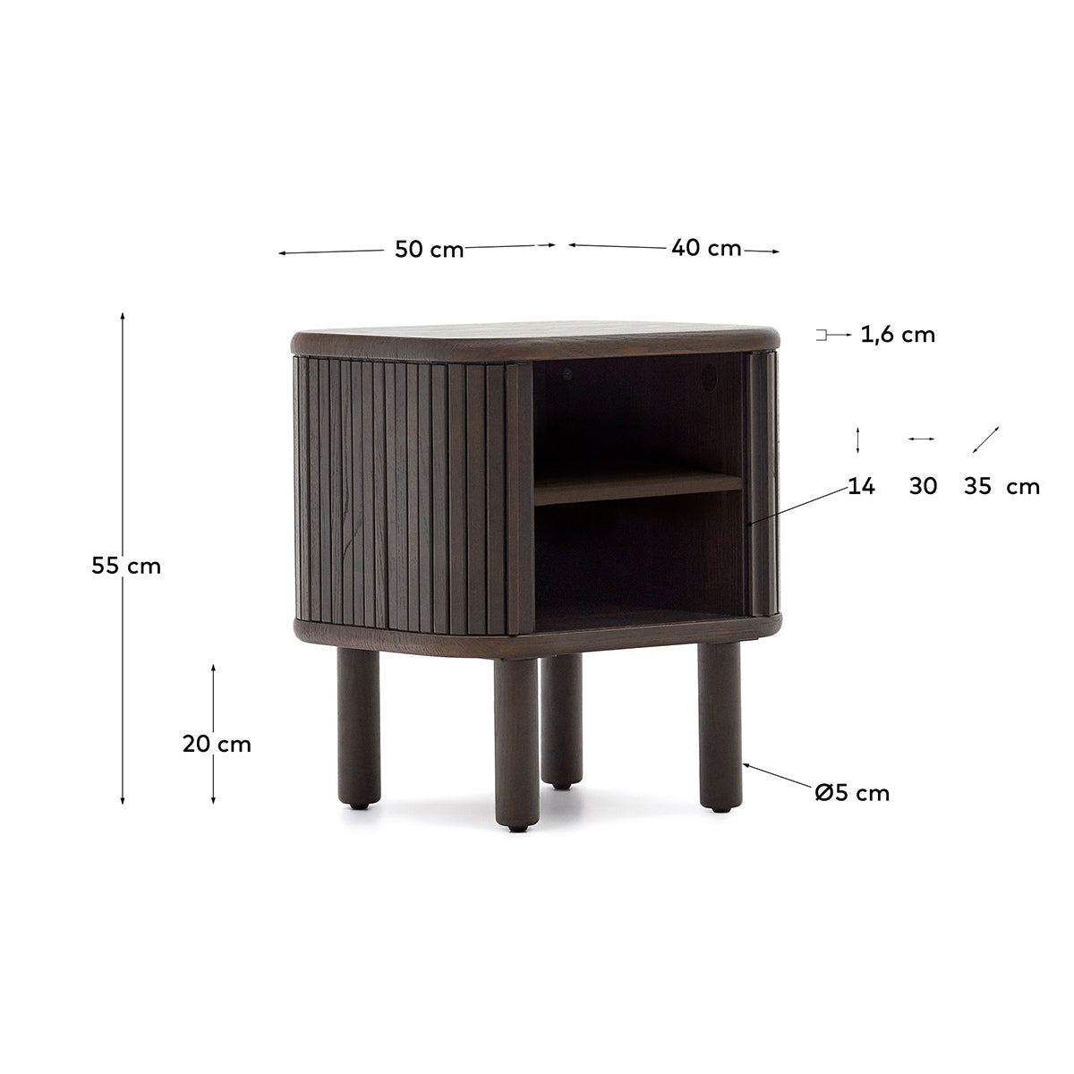 Mailen Bedside Table
