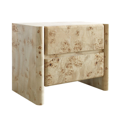 Valentina Burlwood Bedside Table