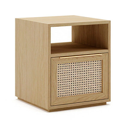 Cuba Rattan Open Bedside Table