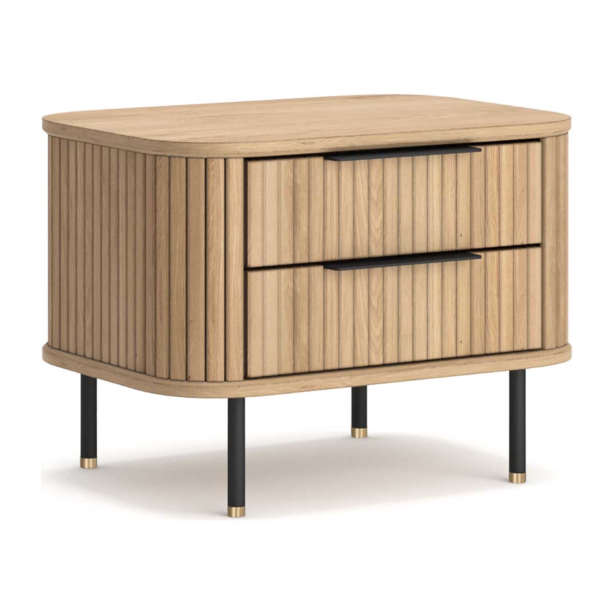 Rio Bedside Table (2 Drawer)