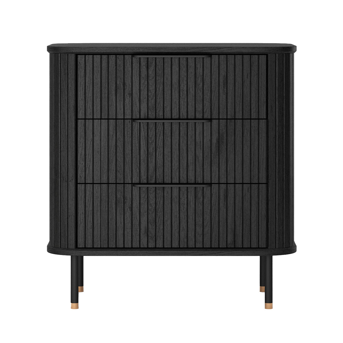 Rio 3 Drawers Bedside Table