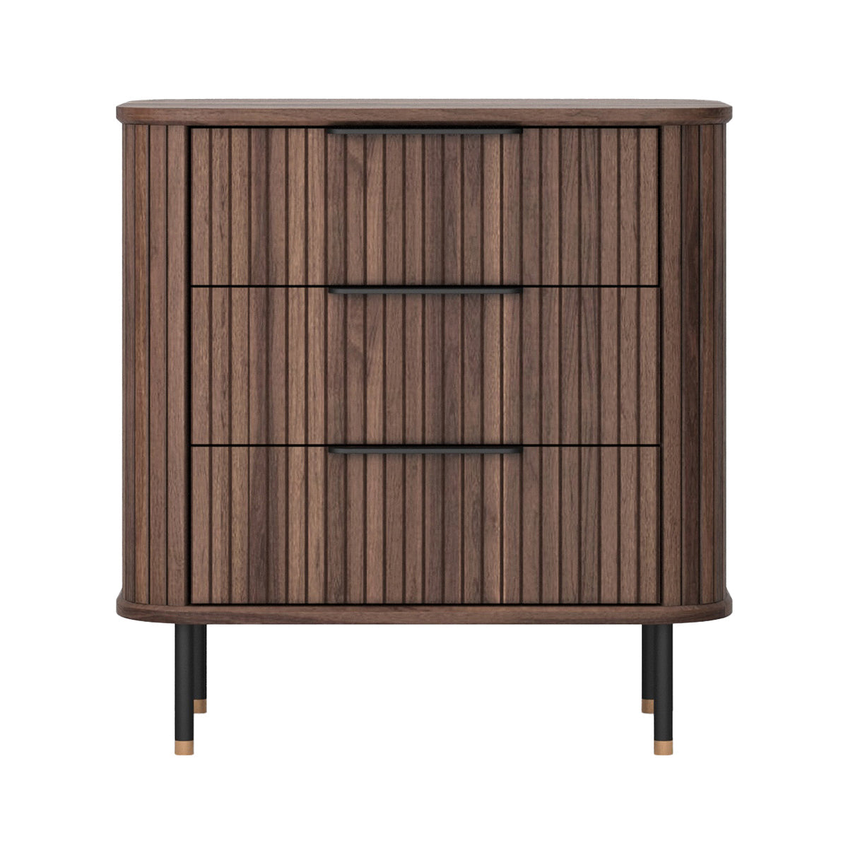 Rio 3 Drawers Bedside Table