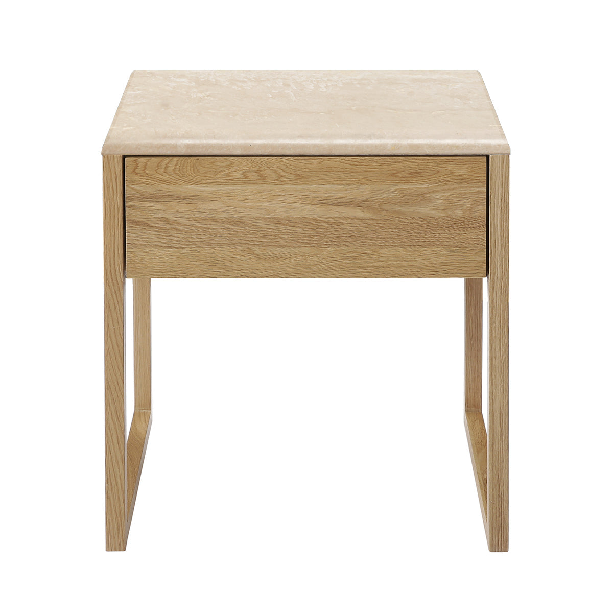 Avalon Travertine Bedside Table