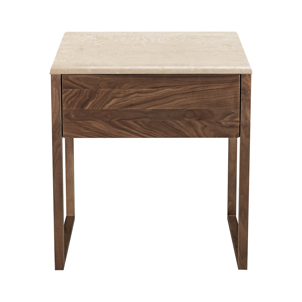 Avalon Travertine Bedside Table