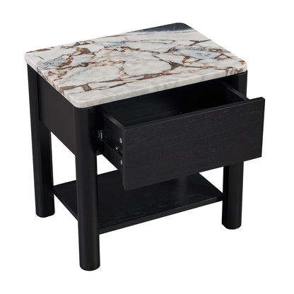 Camille Natural Stone Bedside Table
