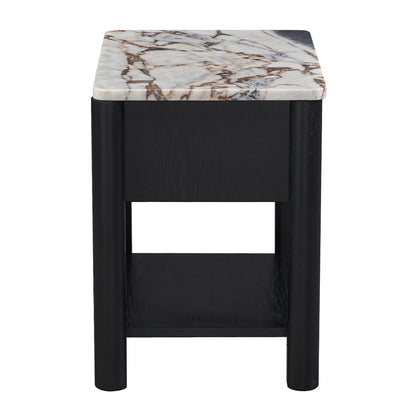 Camille Natural Stone Bedside Table