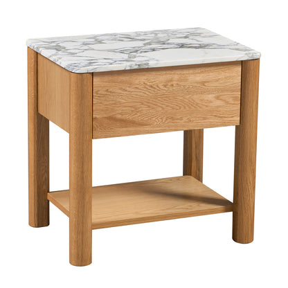 Camille Natural Stone Bedside Table