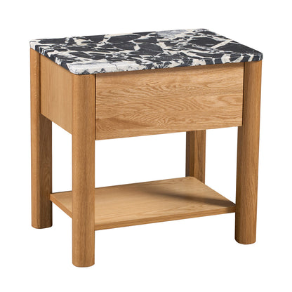 Camille Natural Stone Bedside Table