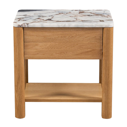 Camille Natural Stone Bedside Table