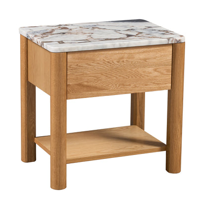 Camille Natural Stone Bedside Table