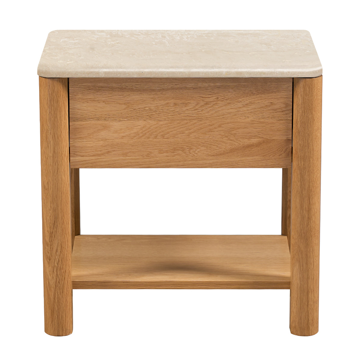 Camille Natural Stone Bedside Table