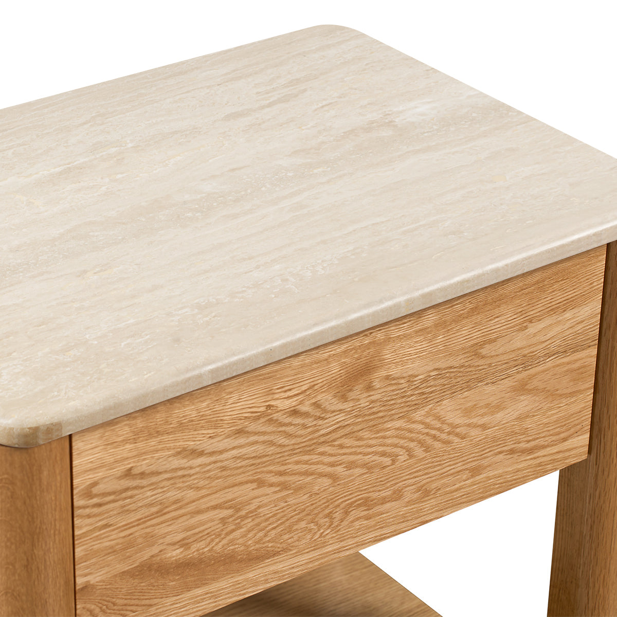 Camille Natural Stone Bedside Table