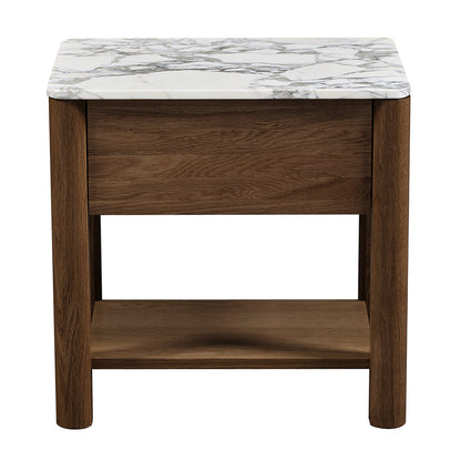 Camille Natural Stone Bedside Table