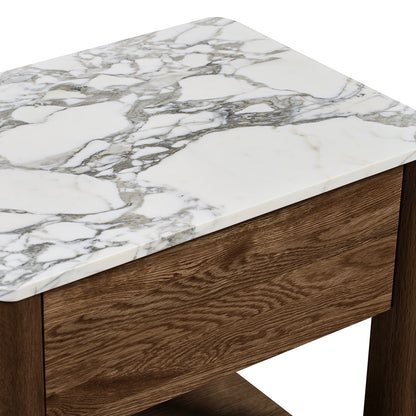 Camille Natural Stone Bedside Table