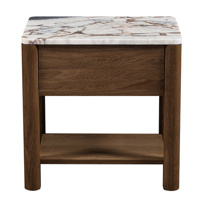 Camille Natural Stone Bedside Table