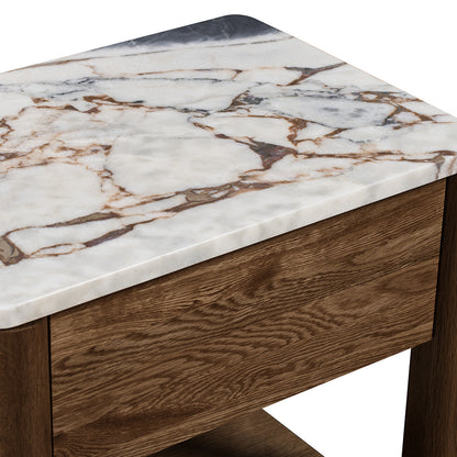 Camille Natural Stone Bedside Table