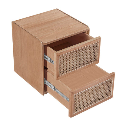 Delta Rattan Bedside Table