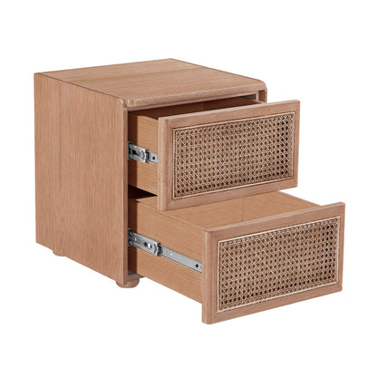 Delta Rattan Bedside Table