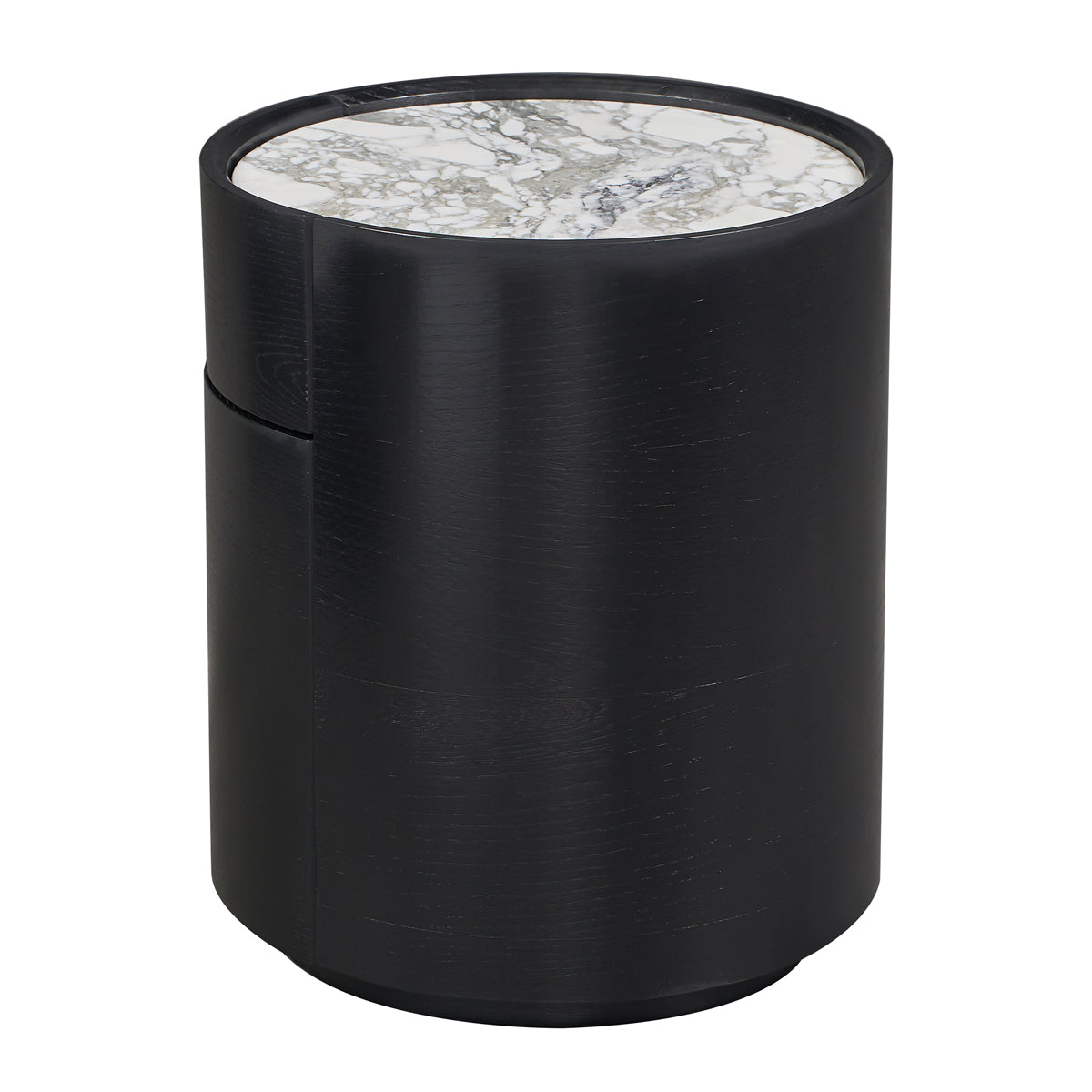 Elle Oval Natural Stone Bedside Table