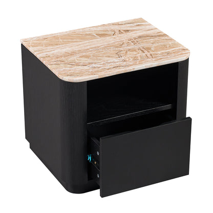 Florentina Natural Stone Bedside Table