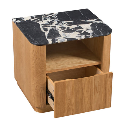 Florentina Natural Stone Bedside Table