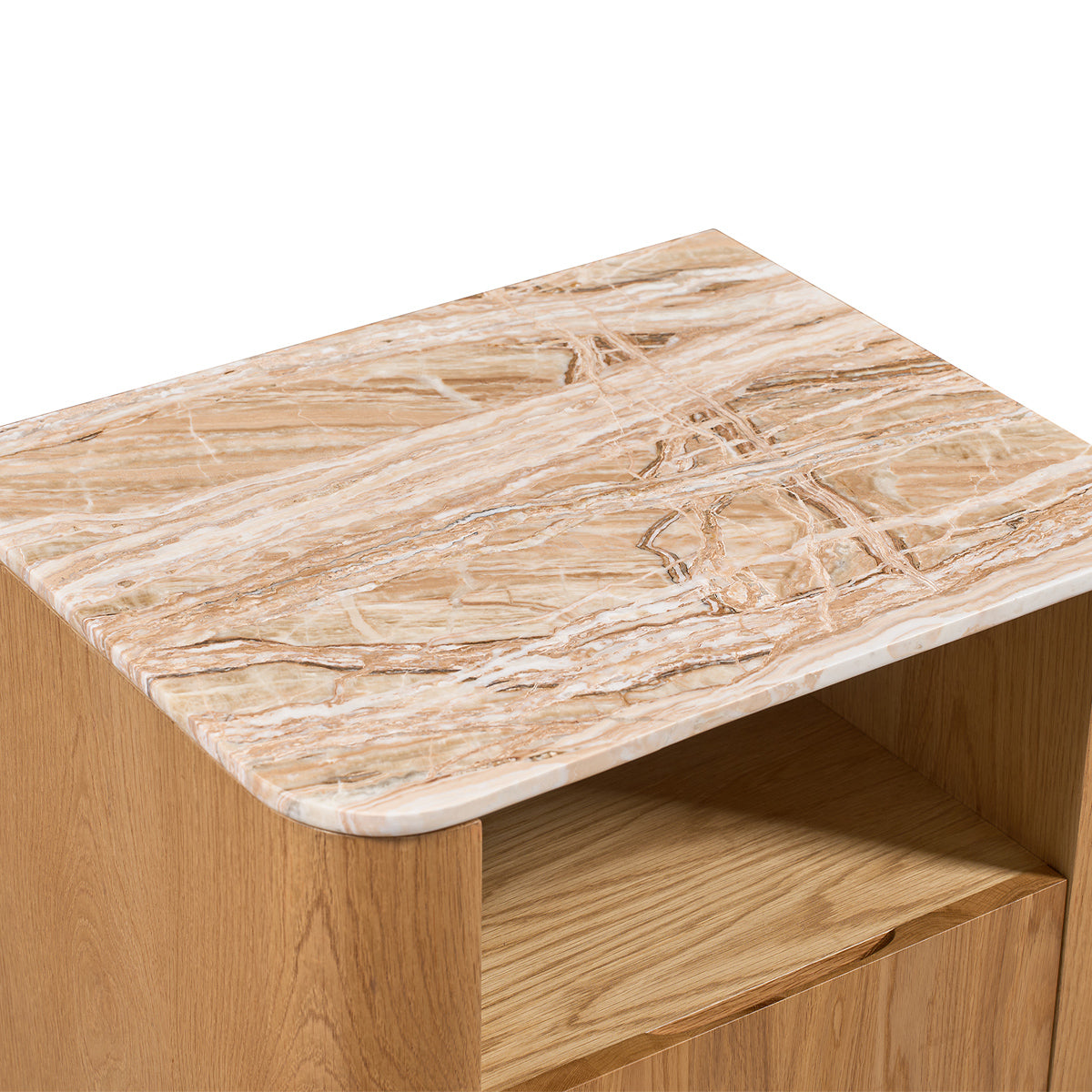 Florentina Natural Stone Bedside Table
