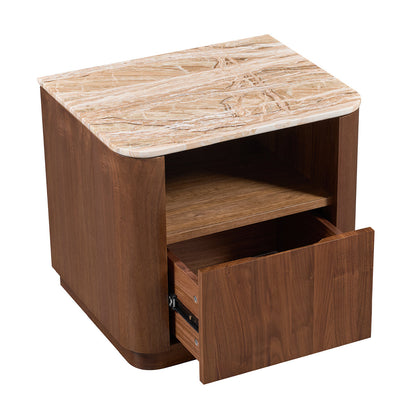 Florentina Natural Stone Bedside Table