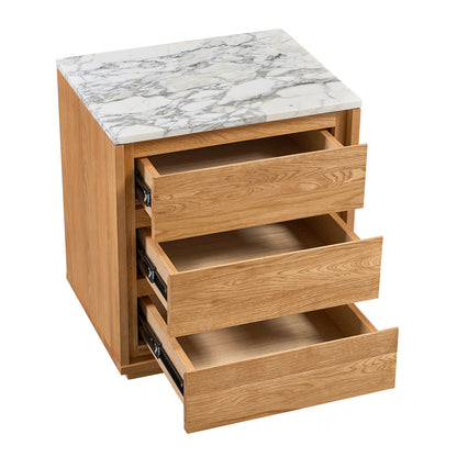 Harvey Natural Stone Bedside Table