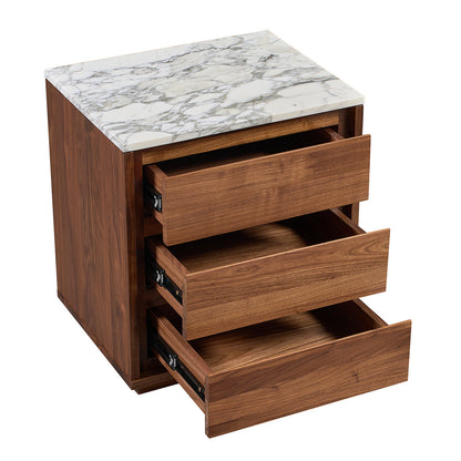 Harvey Natural Stone Bedside Table