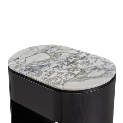 Vittoria Natural Stone Bedside Table