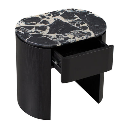 Vittoria Natural Stone Bedside Table