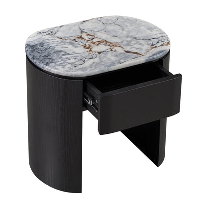 Vittoria Natural Stone Bedside Table