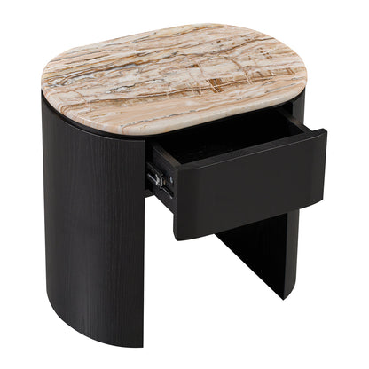 Vittoria Natural Stone Bedside Table