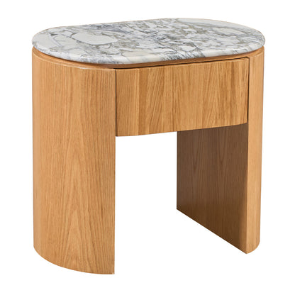 Vittoria Natural Stone Bedside Table