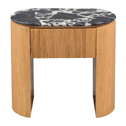 Vittoria Natural Stone Bedside Table