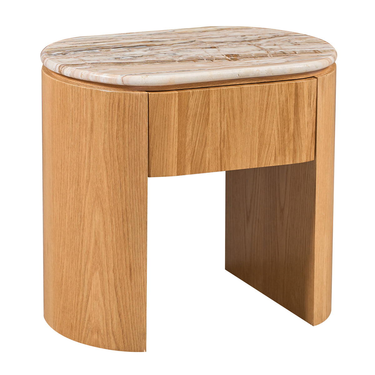 Vittoria Natural Stone Bedside Table