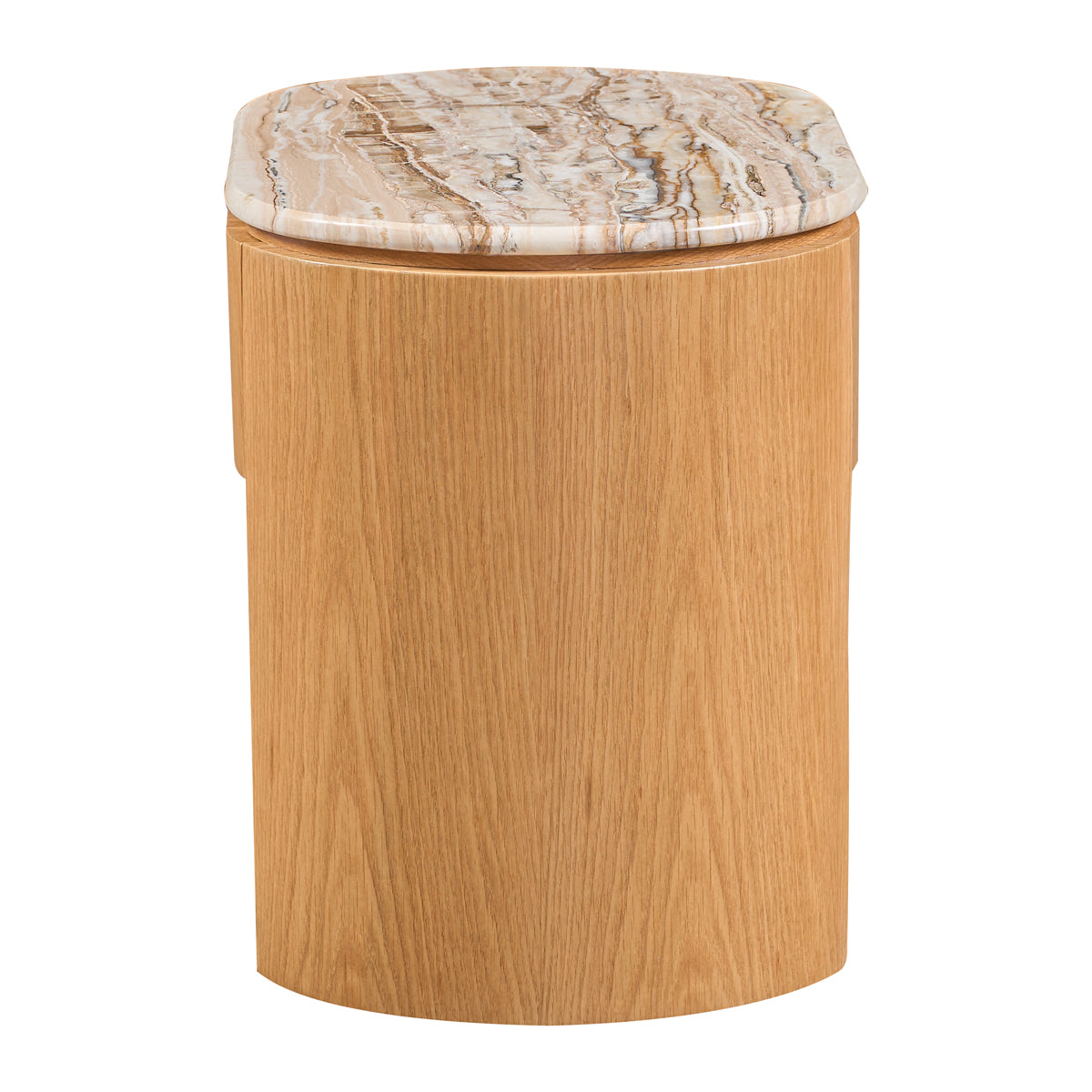 Vittoria Natural Stone Bedside Table